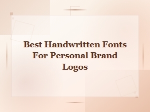 Best Handwritten Fonts for Personal Brand Logos in 2025