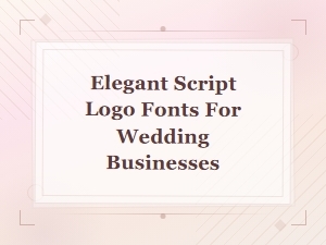 Elegant Handwritten Script Fonts for Wedding Brands